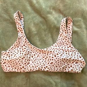 Polka dot shein bikini top
